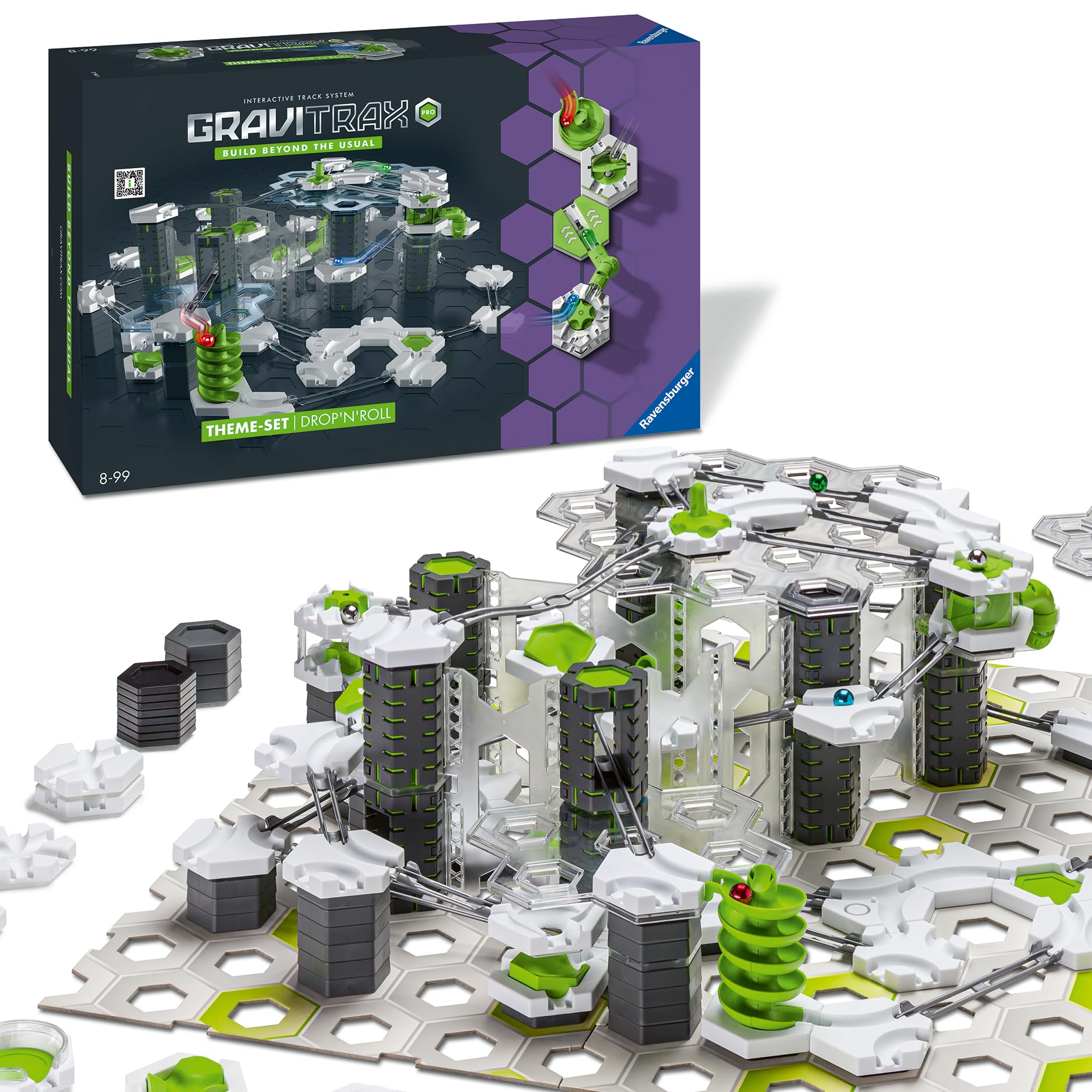Amazon.com: Ravensburger GraviTrax PRO Starter-Set Drop'n'Roll
